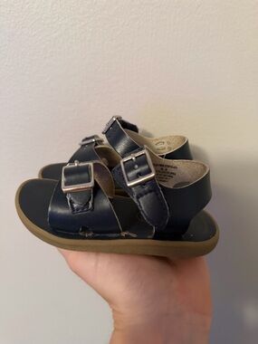 Footmates Navy Buckle Sandals